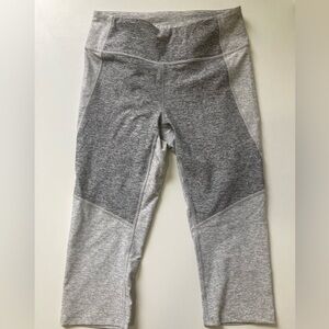 Outdoor Voices Gray Color-Block Leggings